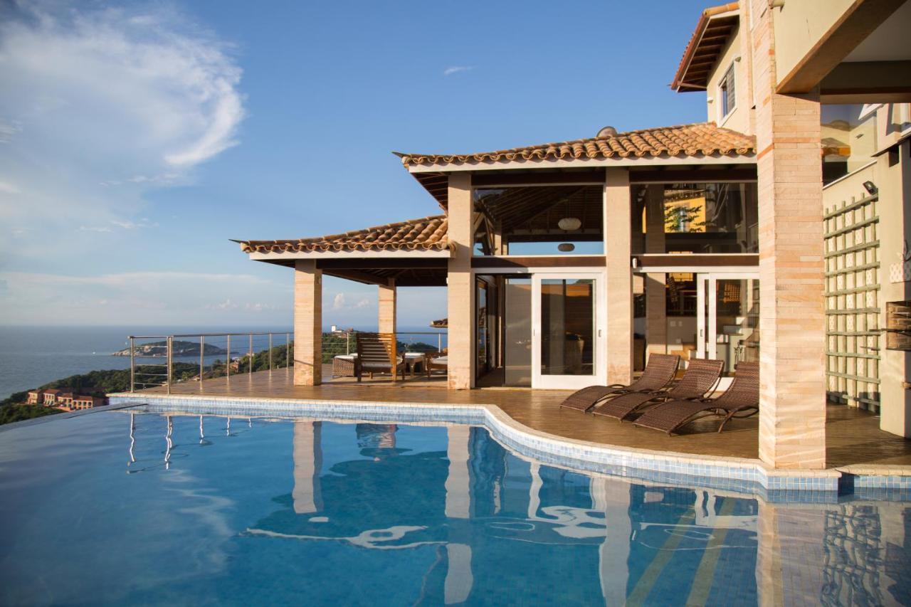 Casa Bella Vista: Beachfront Mansion in João Fernandes, Búzios Exterior photo